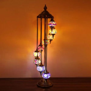 Floor Lamp 9 Large Globes