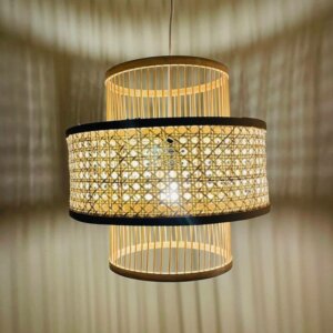 Wicker Style Rattan Lampshade