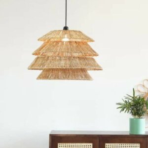 Tri Layered Jute Lampshade